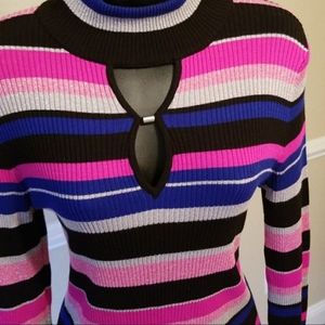 NWOT 😍 Stunning INC striped glitter top